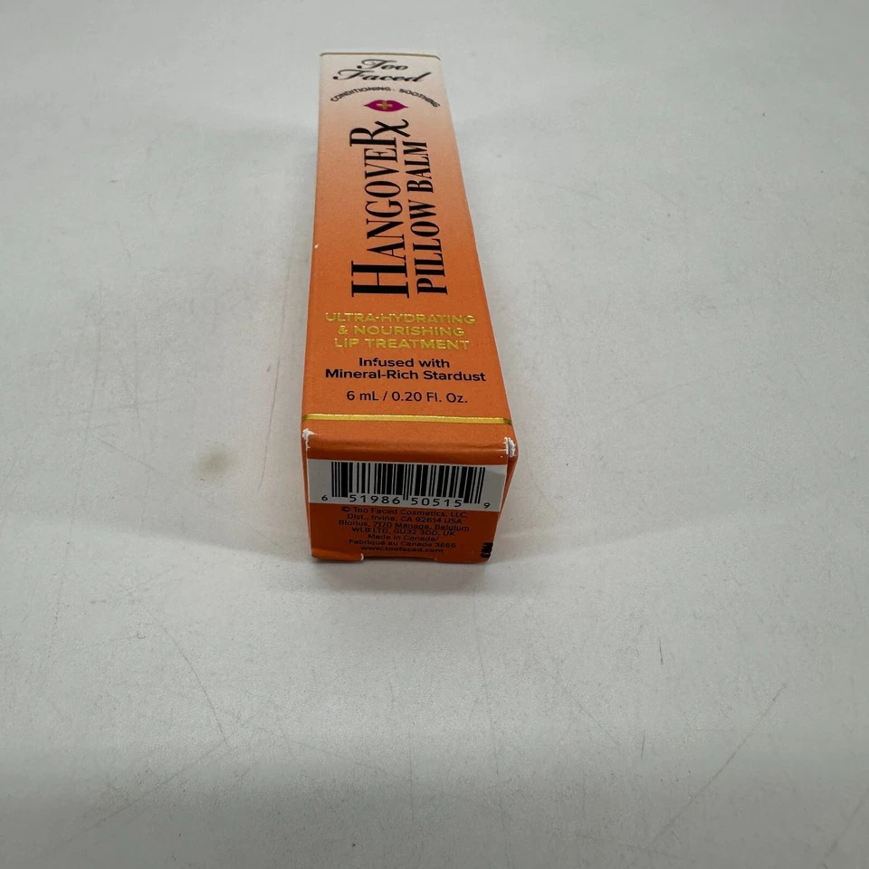 Bálsamo labial Too Faced almohada para resaca ultra hidratante mango beso nuevo Foto 3 de 4