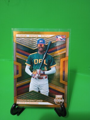 C8 2023 Panini Elite Extra Edition - Orange Status #176 Oliver Guerrero /275 