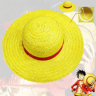Top Anime One Piece Monkey D Luffy Straw Hat Elastic Ribbon Classic ...