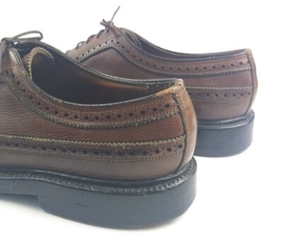 靴 60s Florsheim Imperial Kenmoor 8h D Vtg 60s Florsheim Imperial kenmoor 93602 v cleat Shoes 8C Brown