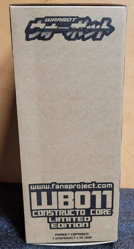 Fansproject 限定　ウォーボット WB 011 コンストラクトコア Toy Review: Fansproject WB011 Constructo Core (Limited
