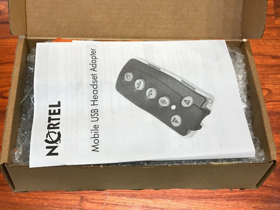 Nuevo adaptador de heaset USB móvil Nortel NTEX14MBE6 con auriculares GN NETCOM MONOAURAL Foto 2 de 4