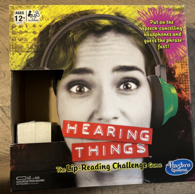Hasbro Game Hearing Things  Put your Lip Reading Skills to the Test 
