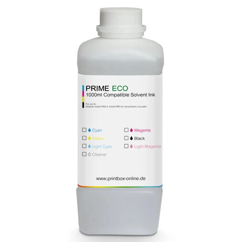 WOWINK Prime ECO Solvent Reinigungsflüssigkeit Cleaner Reiniger Mimaki® Mutoh® Roland®
