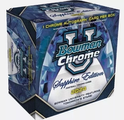 2024 Bowman U University Chrome Sapphire Edition Football U Pick 10% off 4+