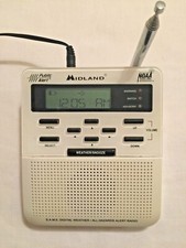 Midland WR-100 NOAA All Hazards Weather Alert Radio Tested and Working