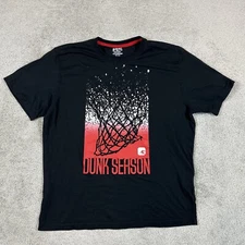 And1 T Shirt Mens XL Black Red Graphic Dunk Season Basketball Street Wear