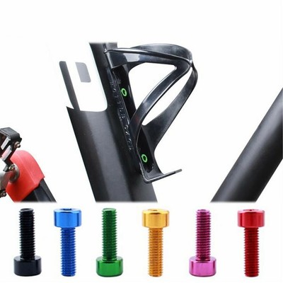 5pcs Bike Water Bottle Cage Bolts M5*15MM Aluminium Alloy Hex Socket Screws