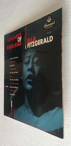 ELLA FITZGERALD ~ LULLABIES OF BIRDLAND ~ 1956 UK 11-TRACK MONO VINYL LP RECORD - Picture 7 of 11