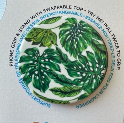 Popsockets PopGrip: Phone Holder & Stand - MONSTERA DELICIOSA | eBay