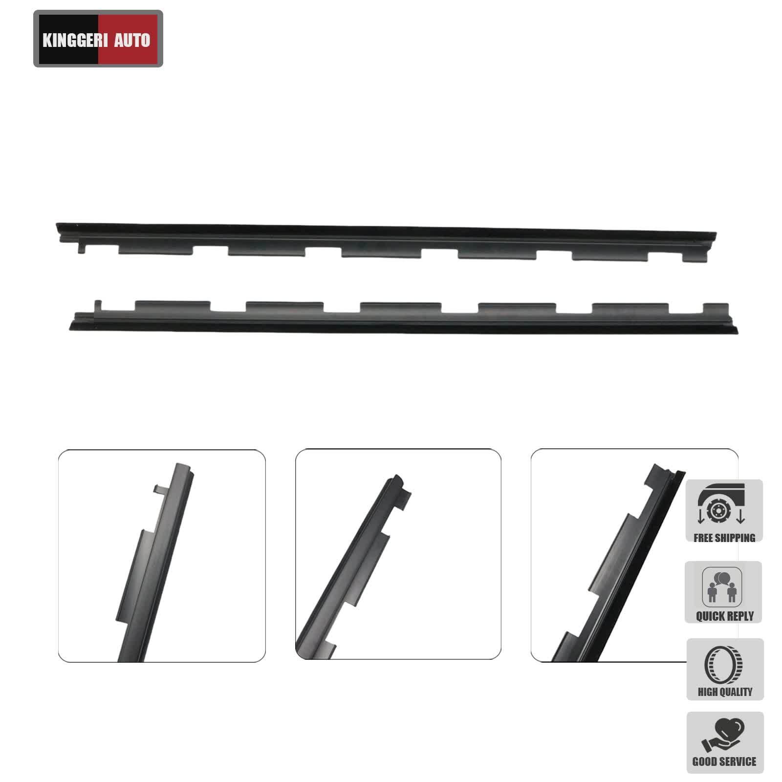 2-Pack Outer Front Window Weatherstrip Seal for 1988-2000 Chevy Trucks