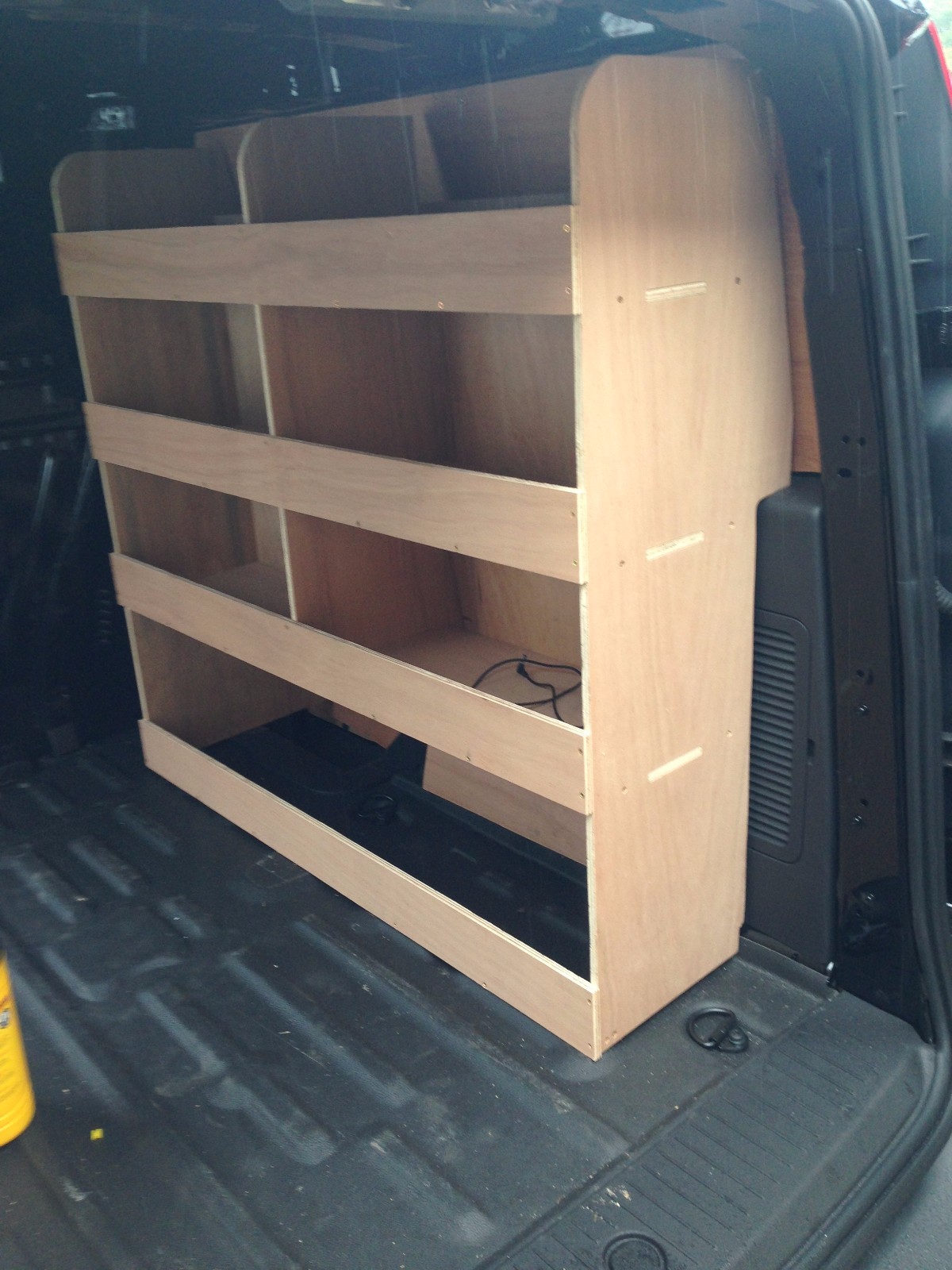 Ford Transit Connect Van Shelving Racking SWB Plywood System Tool