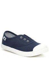 Copper Key Toddler Adventure Wear Kids' Budeee-A Washable Eyelet Sneakers Navy