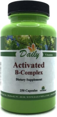 Daily Manufacturing Activated B-Complex -Activated Forms of Multi B Vitamins 250