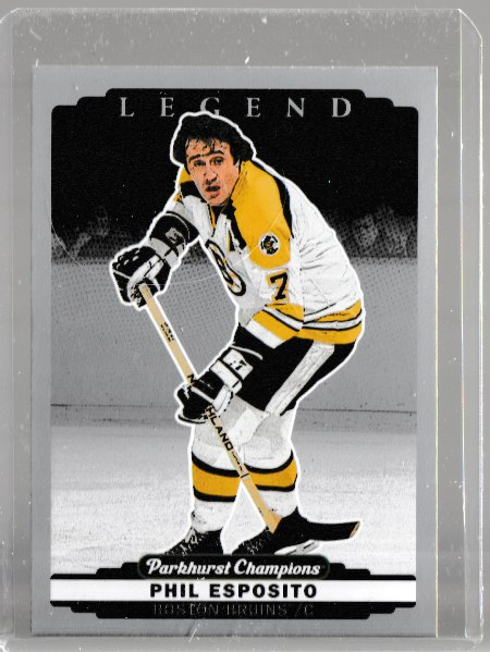 2022-23 Upper Deck Hockey Legends Silver Phil Esposito Parkhurst Champions #350