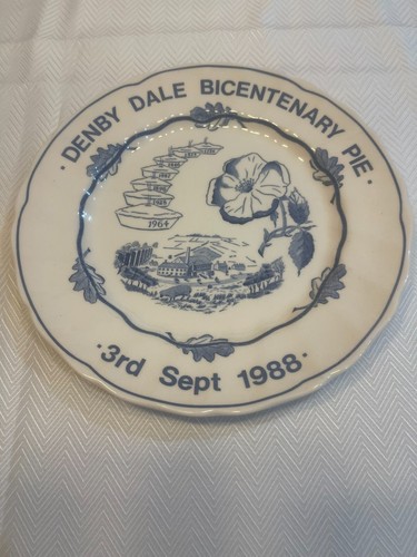 Denby Dale 1988 Pie Commemorative Plate 24.5cm JOHNSON BROS STOKE ON TRENT A53 - 第 1/3 張圖片