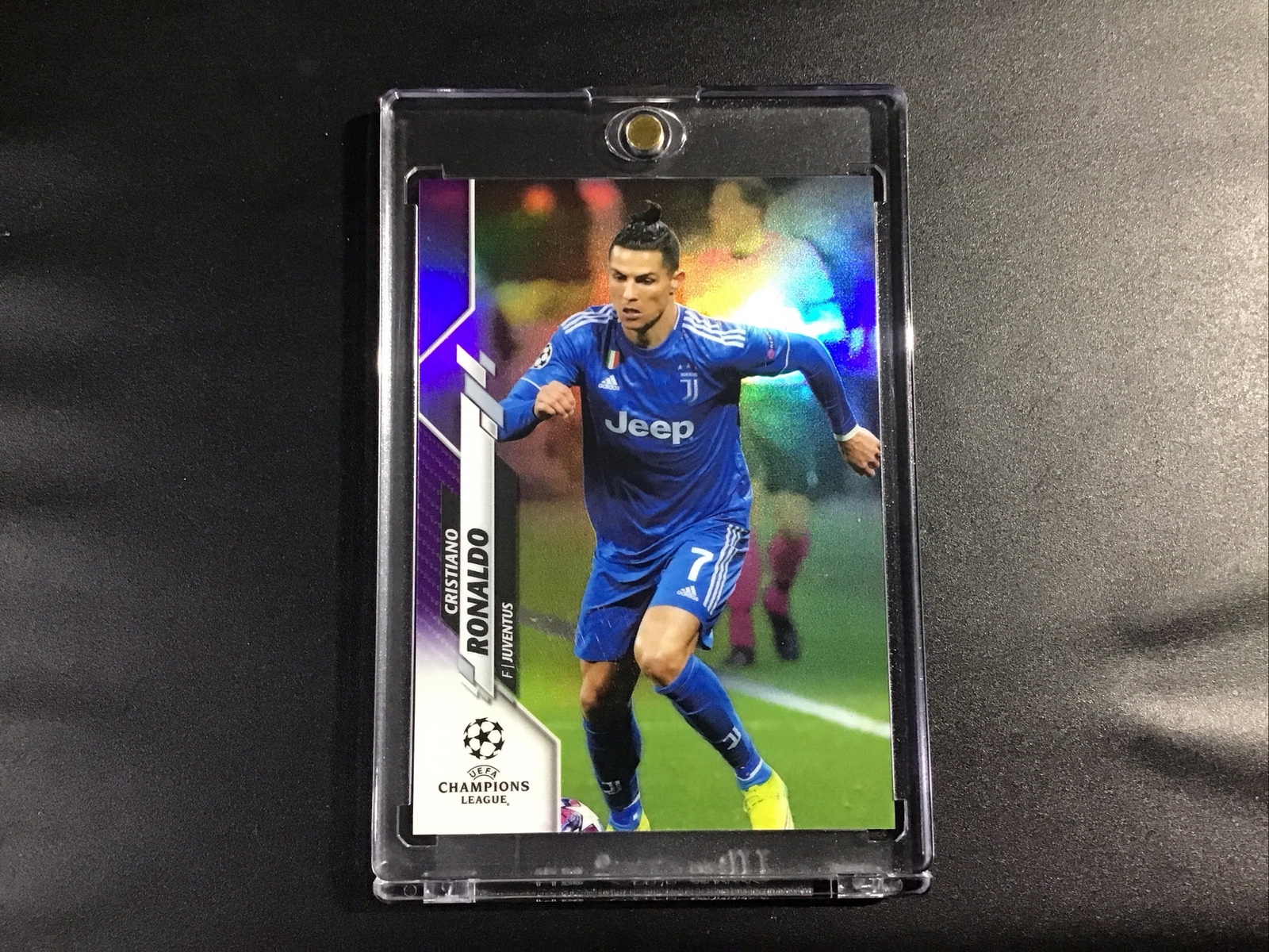 CRISTIANO RONALDO 2019-20 Topps Chrome#100 UCL Purple Refractor LIMITED TO /250