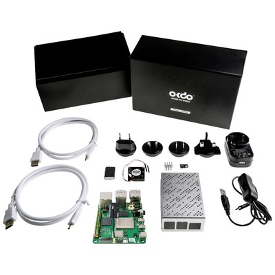 Radxa Starter Kit Rock 4 C+ 4 GB 6 x 2.4 GHz inkl. Netzteil, inkl. HDMI -Kabe...