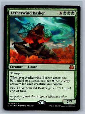 Magic The Gathering Aether Revolt Aetherwind Basker #104/184 MTG TCG CCG