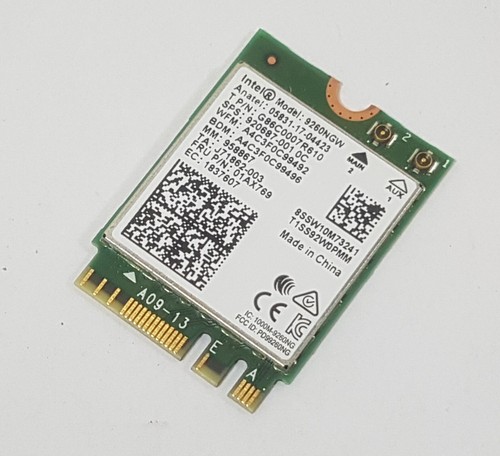 Bluetooth Wlan Intel Wireless-AC 9260 9260NGW 01AX769 aus Clevo NB50TZ