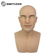 SMITIZEN Realistic Silicone Disguise Human Skin Mask Ben Lifelike Male Head
