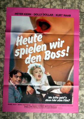 Heute spielen wir den Boss * A1-FILMPOSTER German 1-Sheet ´81 KURT RAAB, P. KERN
