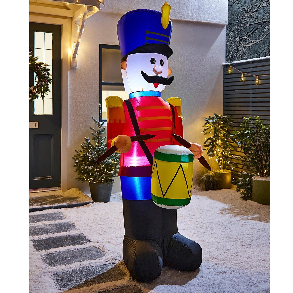 Christmas Inflatable Nutcracker Decoration 180cm eBay