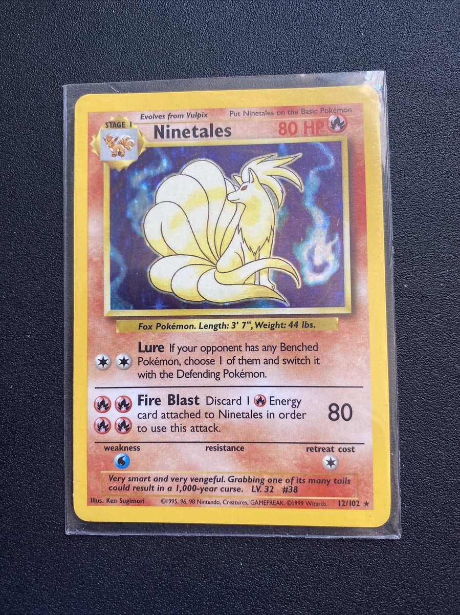 1999 Pokemon Game 12 Ninetales-Holo | Ozzie Collectables 1999 Pokemon Game 12 Ninetales-Holo | Ozzie Collectables