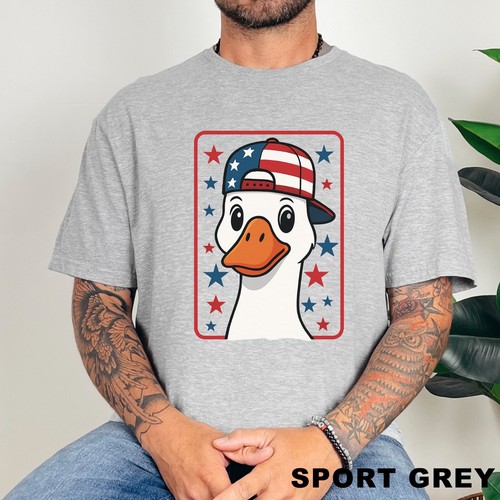 Fourth of July Tee, Patriotic Shirt, July Fourth Goose Shirt, 203224 - Picture 21 of 24