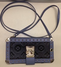 Crossbody Strap Gold Studded Buckle Wallet Card Case Phone Cover iPhone 7 8 