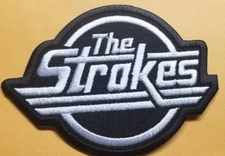Embroidered The Strokes Patch approx 2.75 x 4"