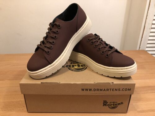 Dr. Martens Dante Antiguo Guinda Ajax Zapatos! Nuevo! Talla UK4! Solo - Photo 1/12