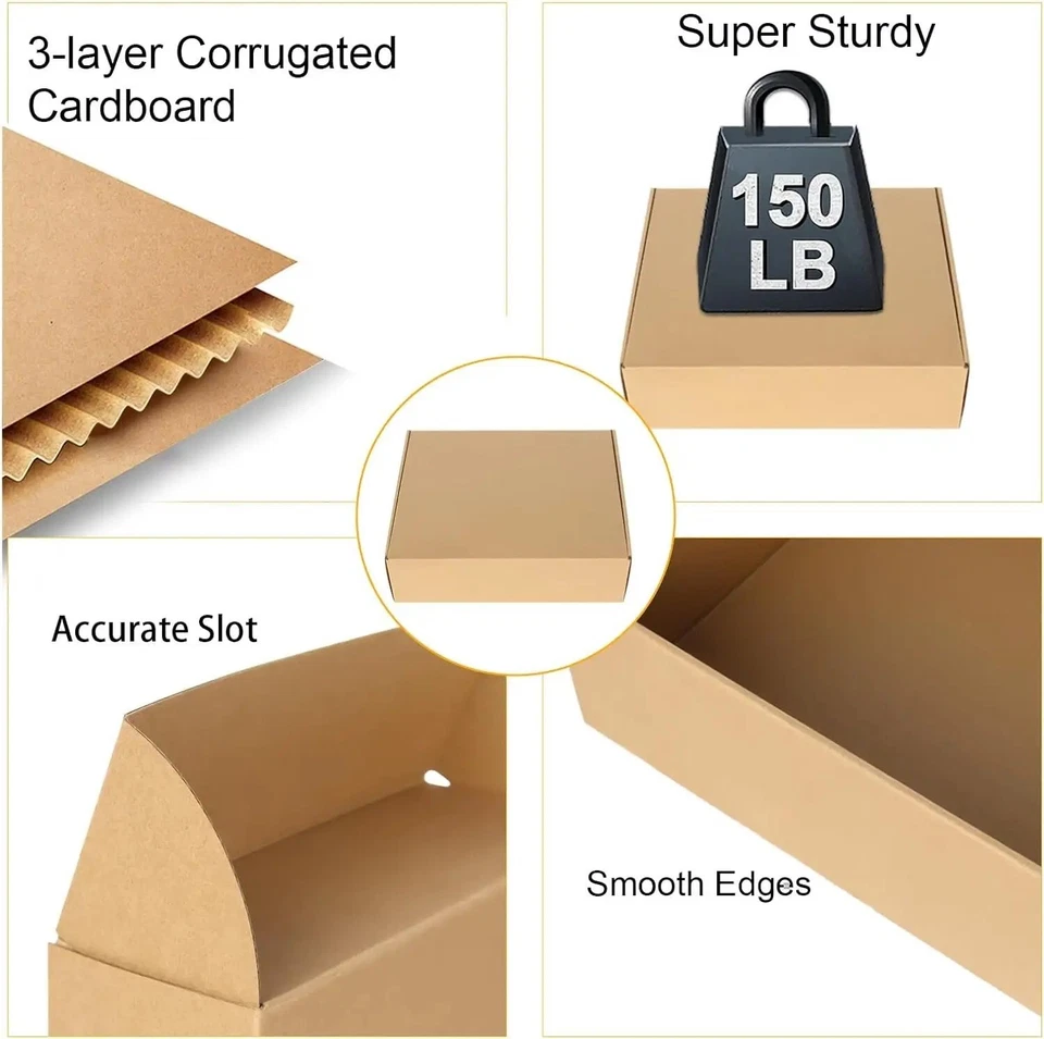 LOT OF 5 Shipping Boxes For Laptop Electronics Tablet Anything. size: 17x15x3" - Image 4 of 4