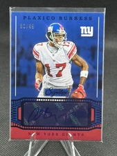 2019 Panini Chronicles Signature Series #SS47 Plaxico Burress /49 Giants