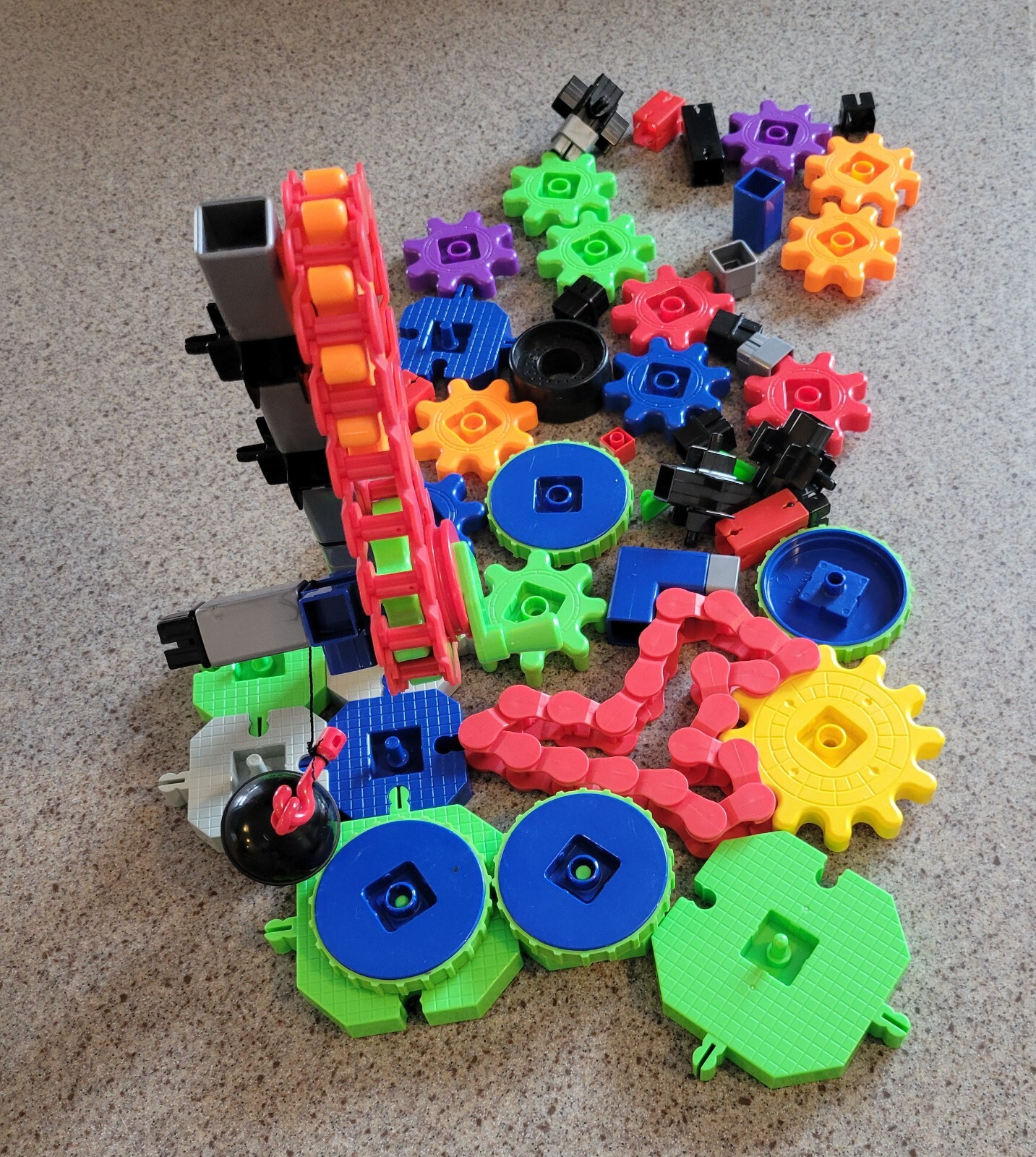 Learning Resources Machines in Motion STEM TOY Building Construction Set PARTIAL