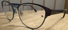 Lenton Rusby Eyeglasses FRAMES Metal Blue Round LR5023 Free Shipping -read-