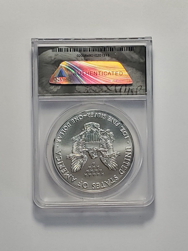 #3 American 2020 (S) Silver Eagle Dollar Coin ANACS Certified MS69 - Picture 3 of 3
