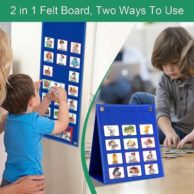 Removable Feeling Chart Kids Visual Schedule For Desktop Kindergarten' H7F8