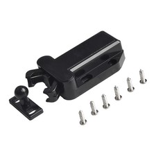 Elegant Black/White Plastic Latch for Cabinet Loft Attic and Cupboard Doors