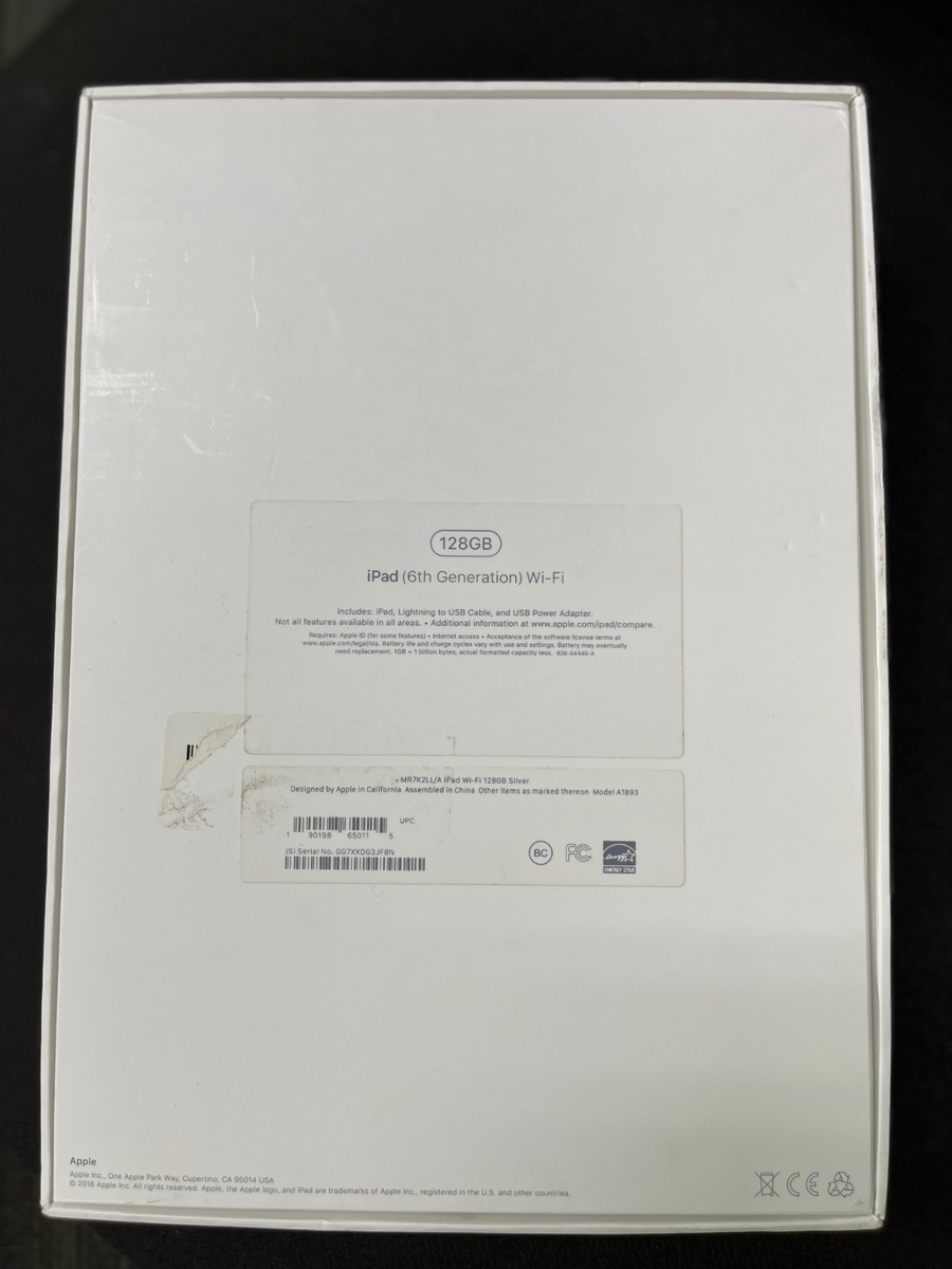 Apple iPad 6th Gen. 128GB, Wi-Fi, 9.7