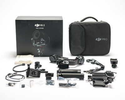 DJI RS 2 Gimbal Stabilizer Pro Combo + Vertical Mounting Plate + Raven Eye