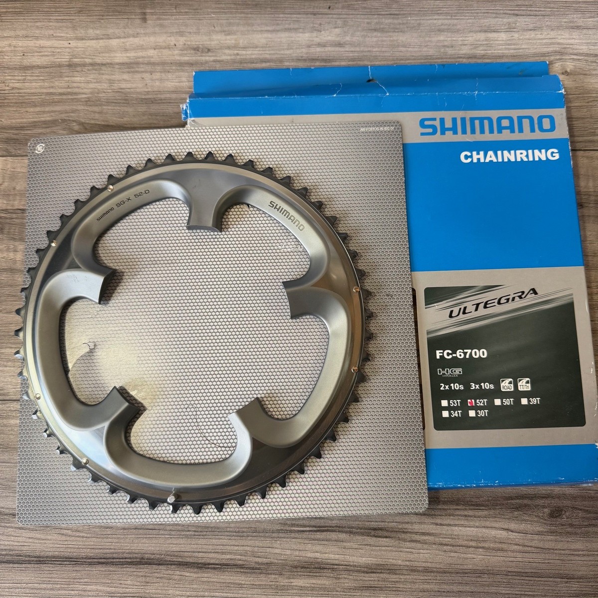 Shimano Ultegra Triple Outer Chainring SG-X 52-D 5 Bolt 130 BCD FC