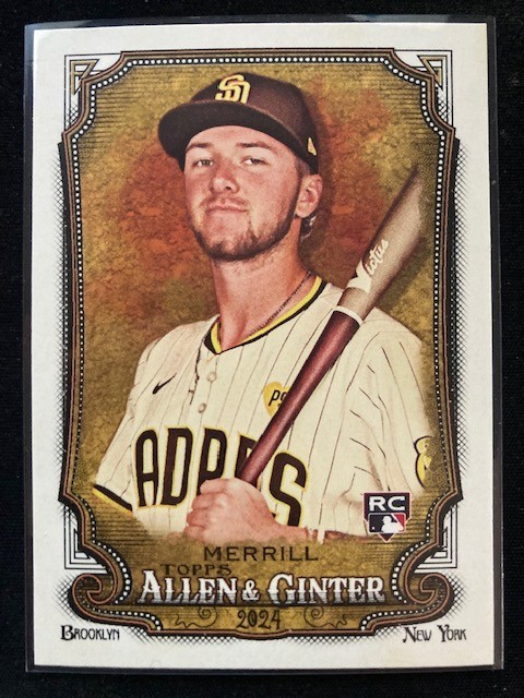 2024 Topps Allen & Ginter #275 Jackson Merrill Rookie Padres RC