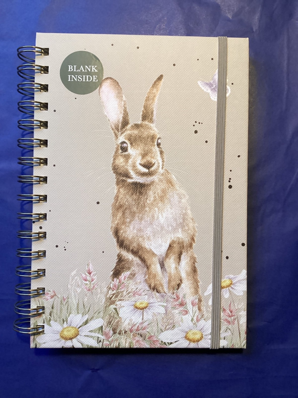 wrendale spiral notebook ,blank, KINGFISHER “Pond dipping” - Image 2