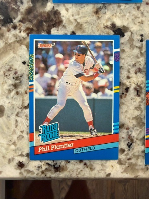 1991 DONRUSS MLB BASEBALL RATED ROOKIE CARD BOSTON RED SOX PHIL PLANTIER #41
