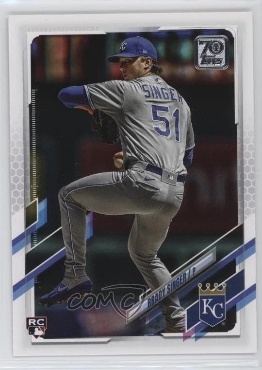 2021 Topps Image Variation SP Image Variation (Vertical) Brady Singer #169 0r5k