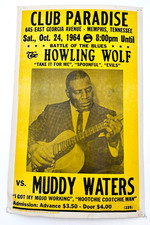 Howling Wolf Concert Poster 14x22 Howlin' Wolf VS. Muddy Waters FAST / LOW SHIP