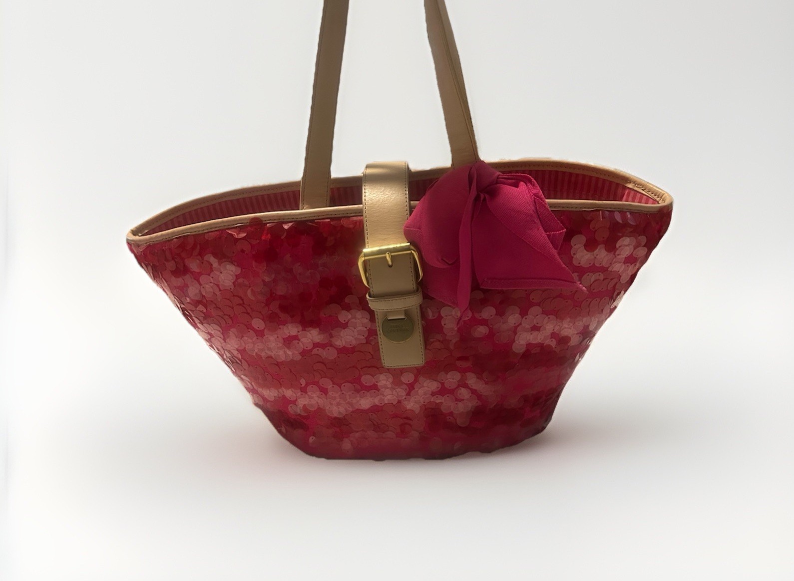Rare early 2000s Juicy Couture pink sequin tote