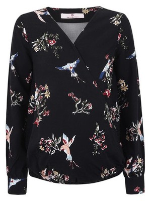 Schwarze Umstands-Stillbluse  Bellybutton  für Damen