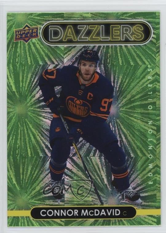2021-22 Upper Deck Series 1 Dazzlers Green Connor McDavid #DZ-19 05cx